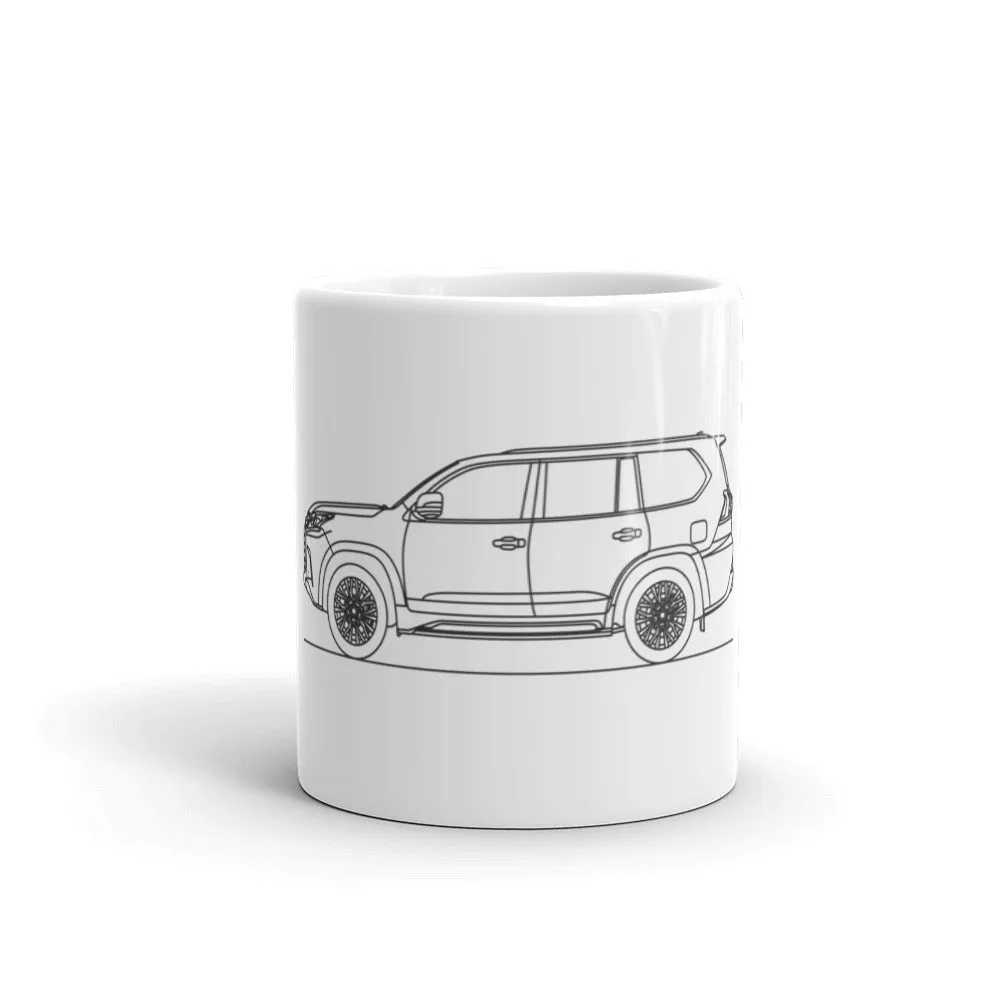 Lexus LX 570 Silhouette Mug