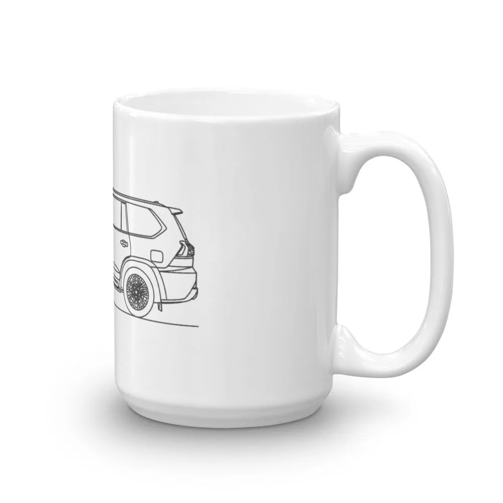 Lexus LX 570 Silhouette Mug