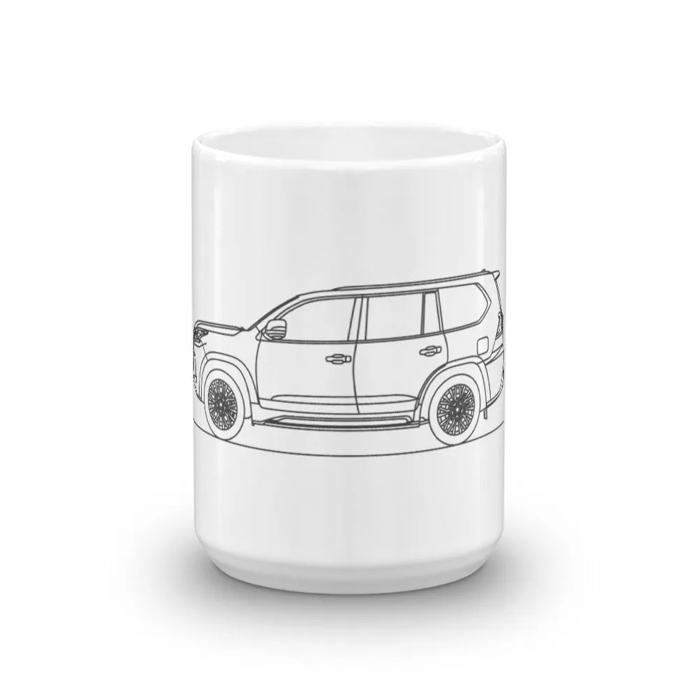Lexus LX 570 Silhouette Mug