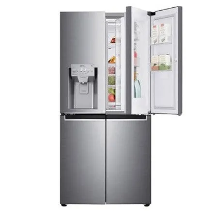 LG 570L Side by Side - Door in Door Fridge - Platinum Silver