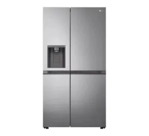 LG 617L Platinum Silver LG Fridge SBS W/D - GC-L257SLXL