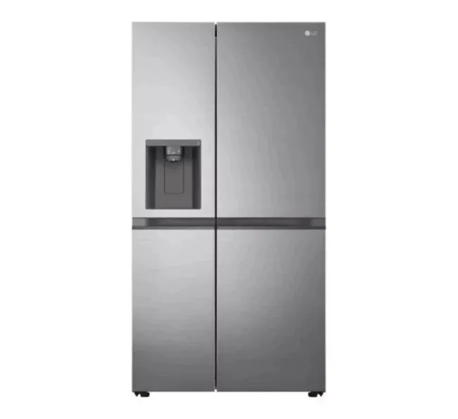 LG 617L Platinum Silver LG Fridge SBS W/D - GC-L257SLXL