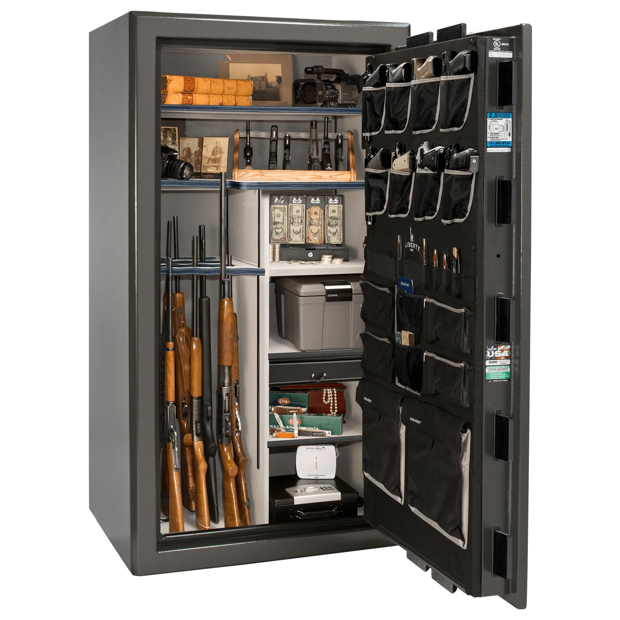 Liberty Presidential 40 Gun Safe with Mechanical Lock