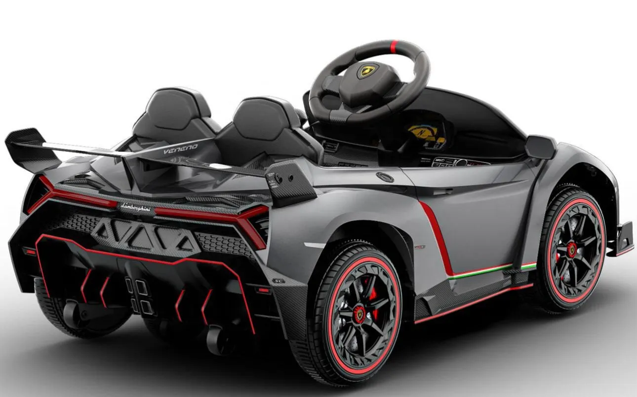 Licensed 2025 Veneno 4x4 Kids Ride On Car 1 Seater | 12V | Upgraded | Leather Seat | Rubber Tires | Remote