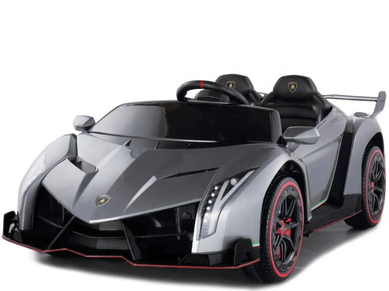 Licensed 2025 Veneno 4x4 Kids Ride On Car 1 Seater | 12V | Upgraded | Leather Seat | Rubber Tires | Remote