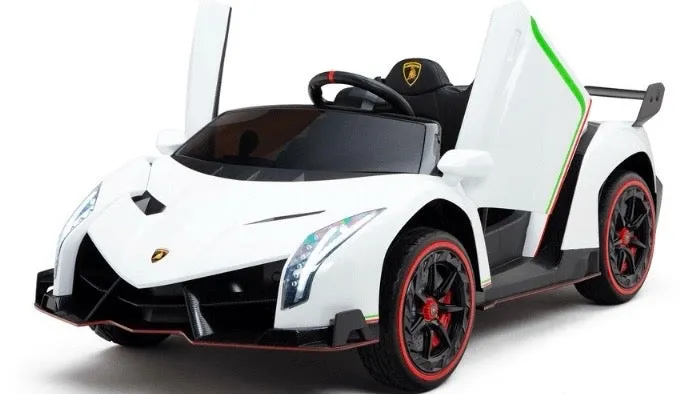 Licensed 2025 Veneno 4x4 Kids Ride On Car 1 Seater | 12V | Upgraded | Leather Seat | Rubber Tires | Remote