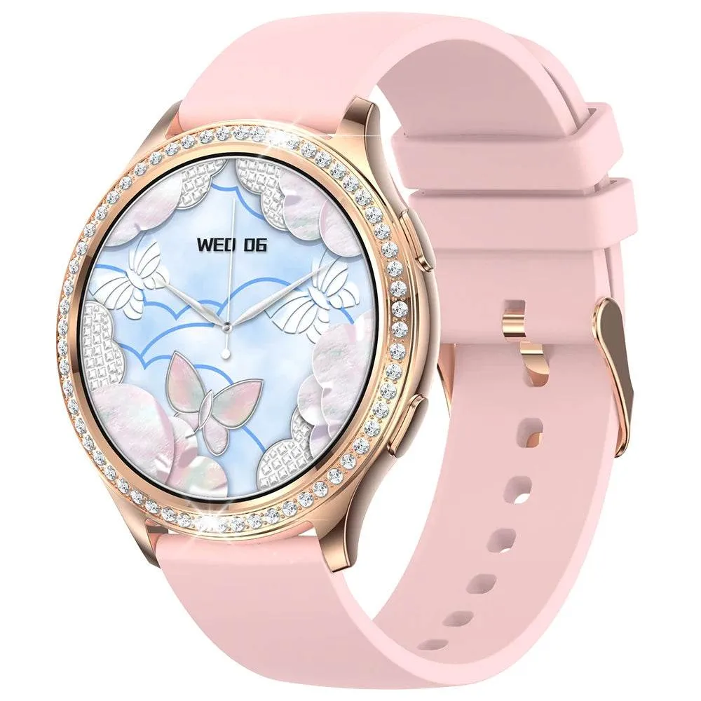 LIGE 1.32 inch Women Smart Watch Bluetooth Call AI Voice Assistant Women's Watches Custom Watch Face Health Monitor Smartwatches