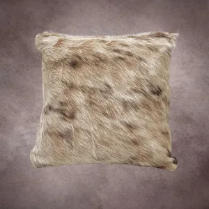 Light Brindle Cowhide Pillow Cover---PL137