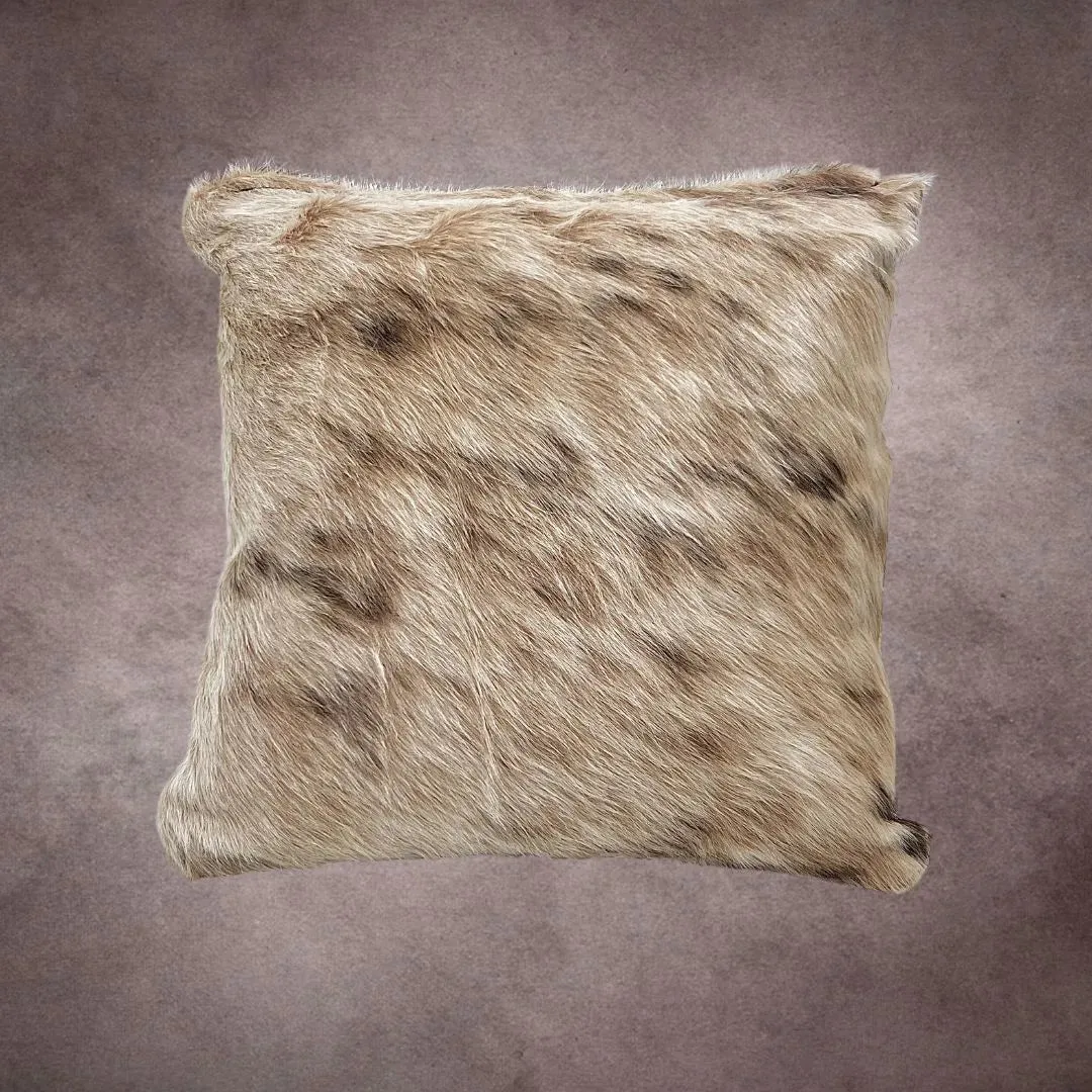 Light Brindle Cowhide Pillow Cover---PL137