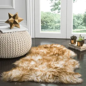 Light Brown Luxury Sheepskin Area Rugs