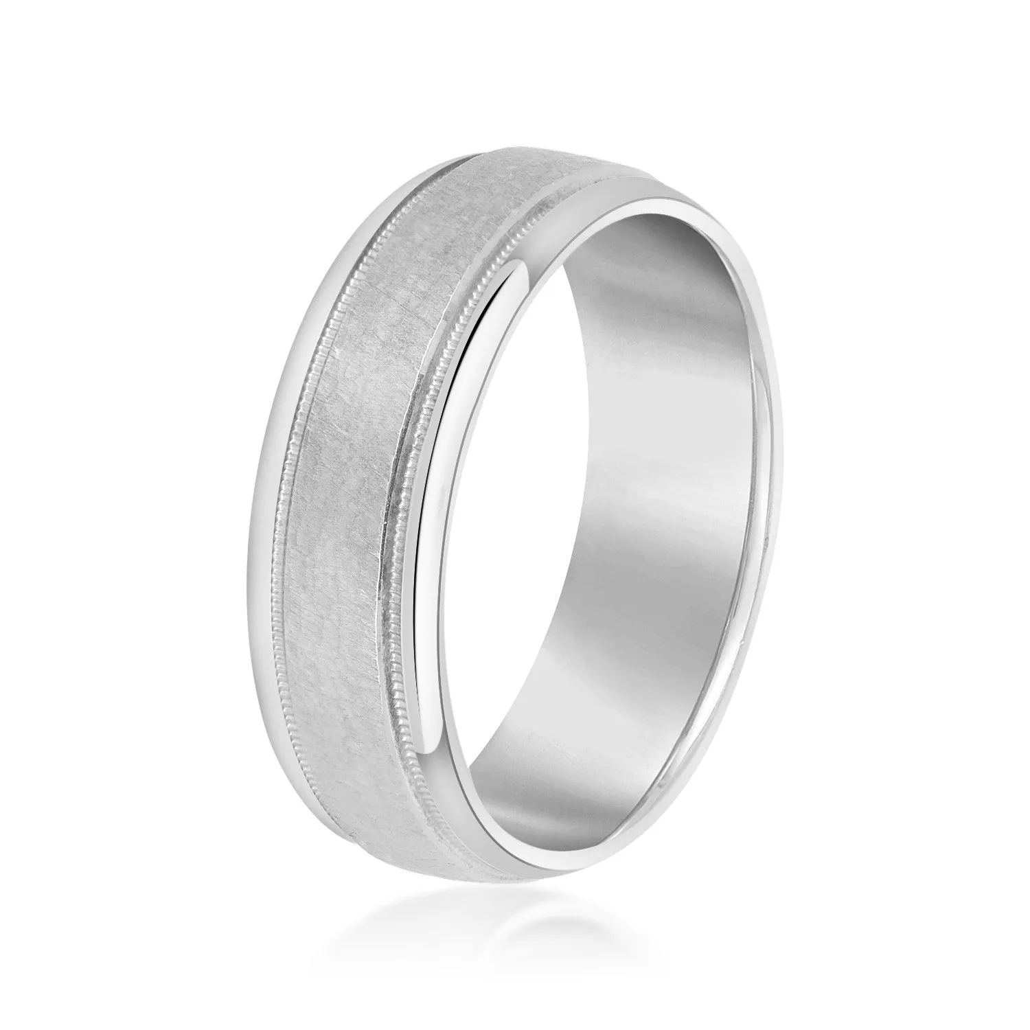 Light Hammer Finished Beveled Edge Men's Band