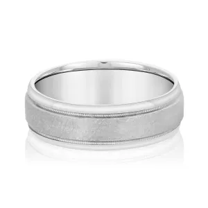 Light Hammer Finished Beveled Edge Men's Band