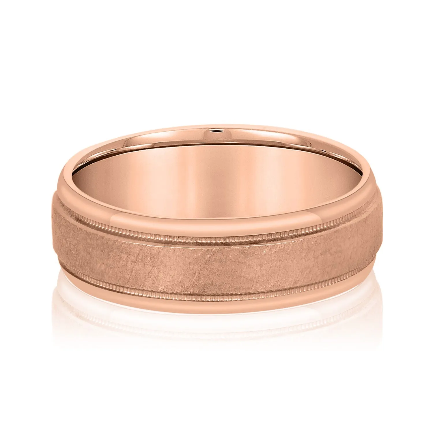 Light Hammer Finished Beveled Edge Men's Band