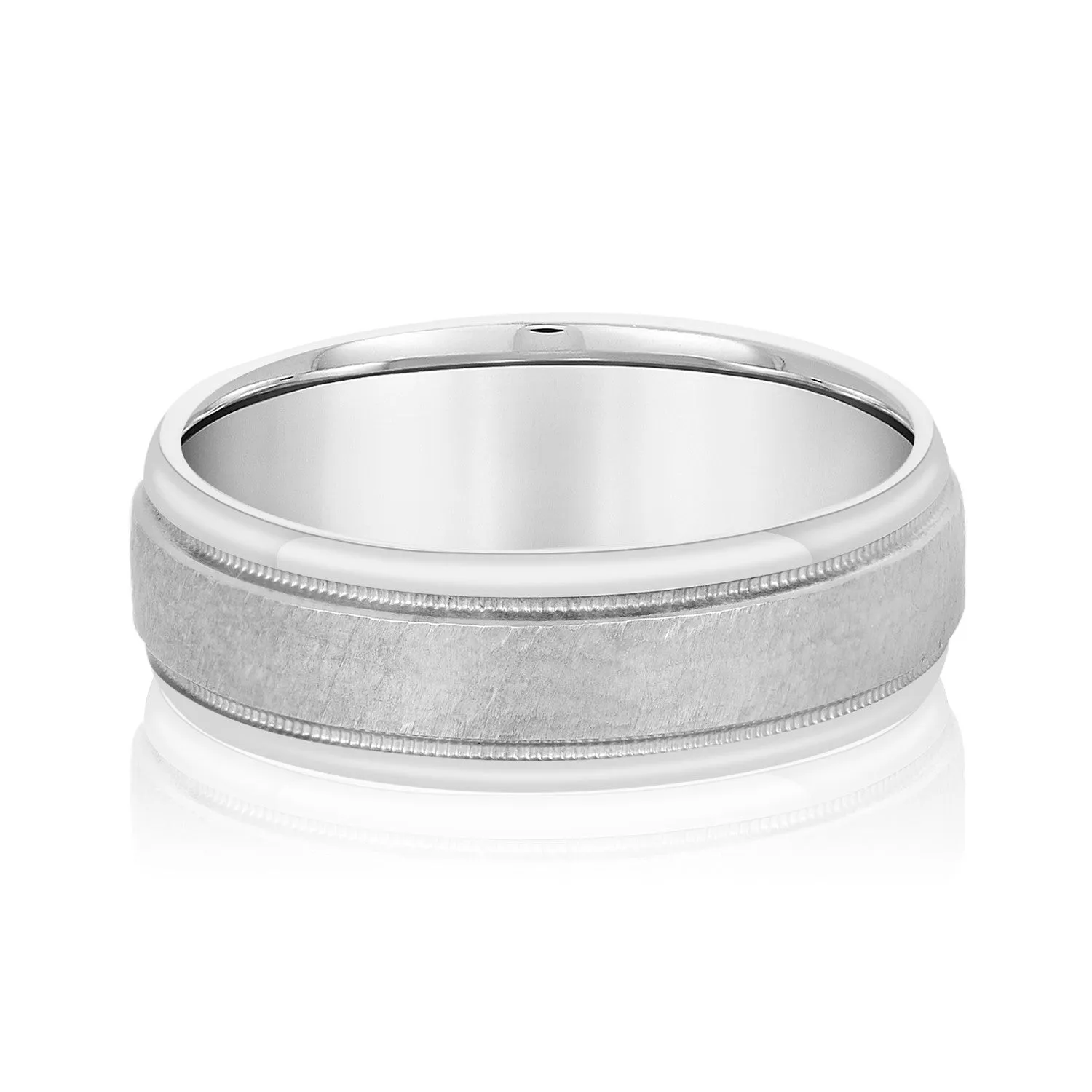 Light Hammer Finished Beveled Edge Men's Band