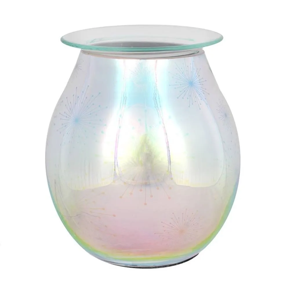 Light Up Electric Oil & Wax Burner - 3D Firework Effect