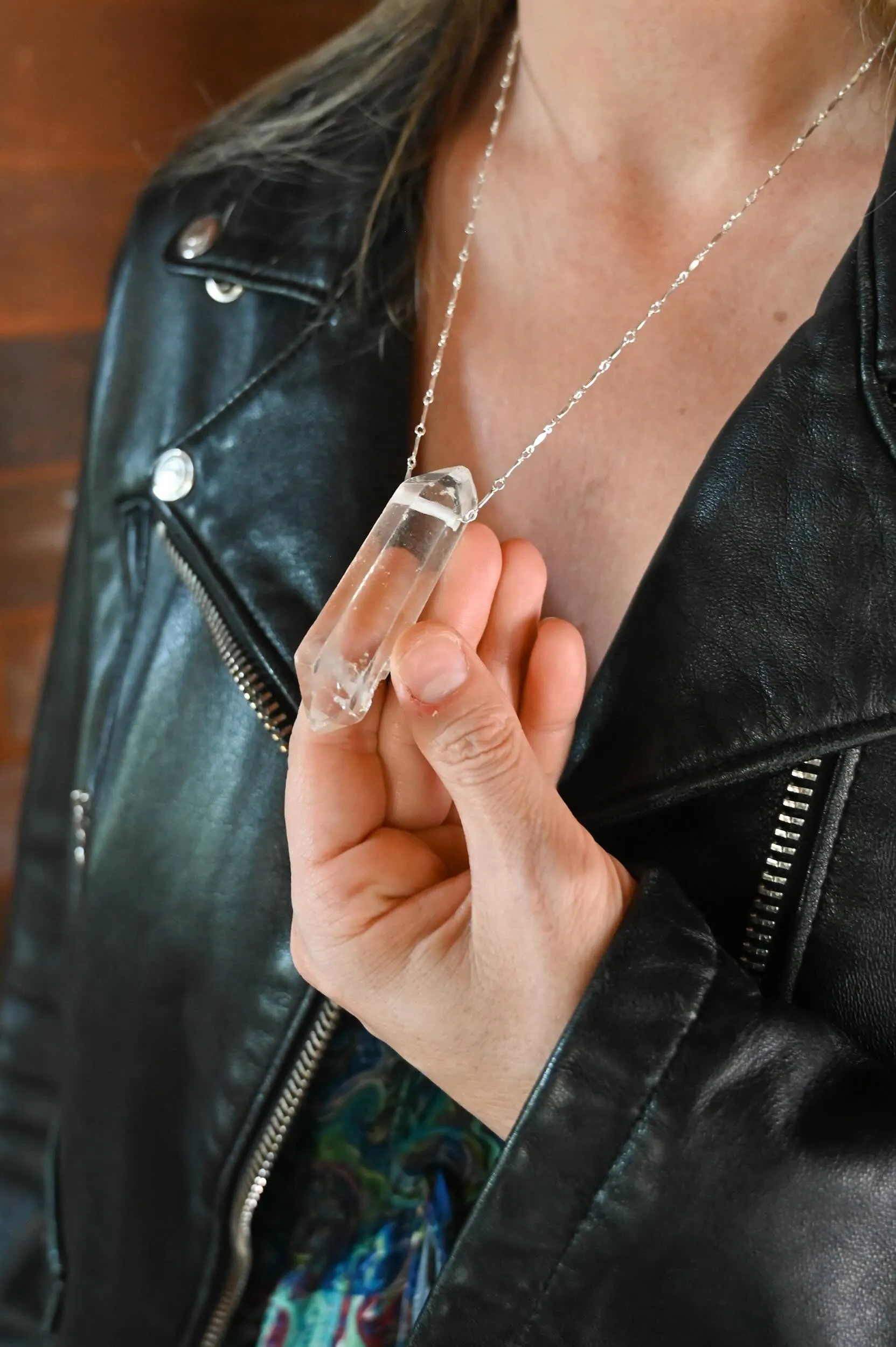 Lightbringer Quartz Amulet Necklace