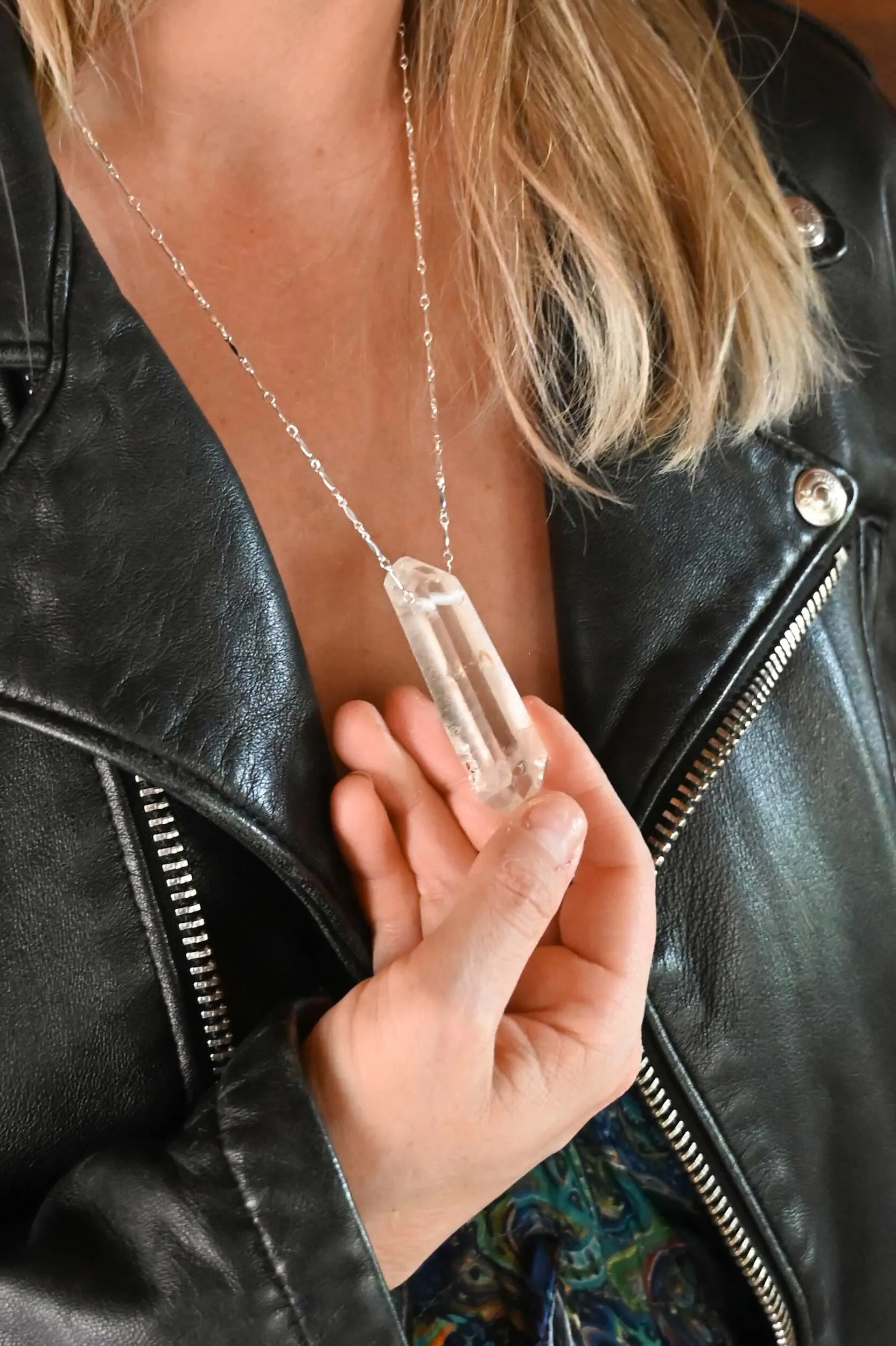 Lightbringer Quartz Amulet Necklace