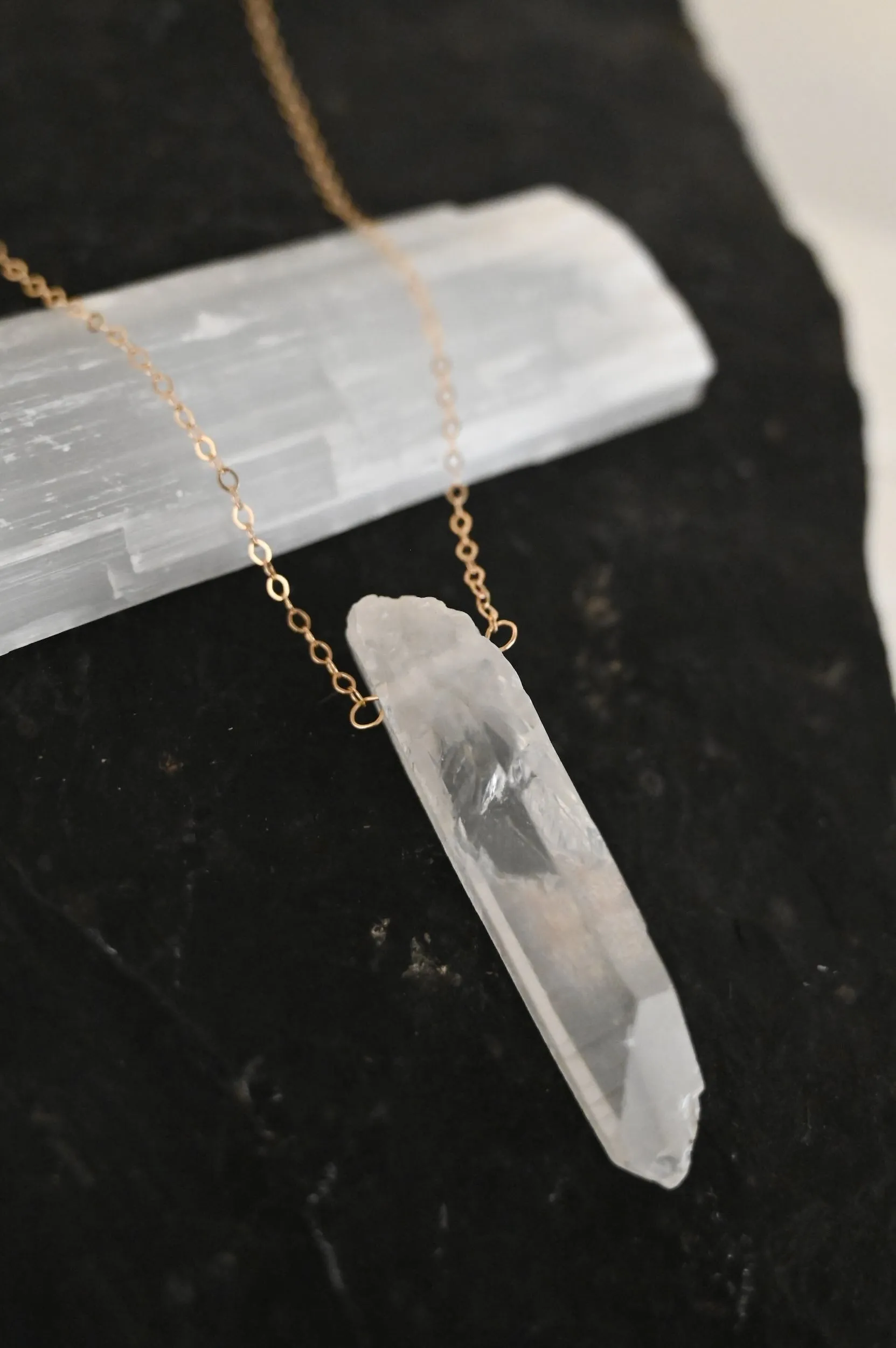 Lightbringer Quartz Amulet Necklace