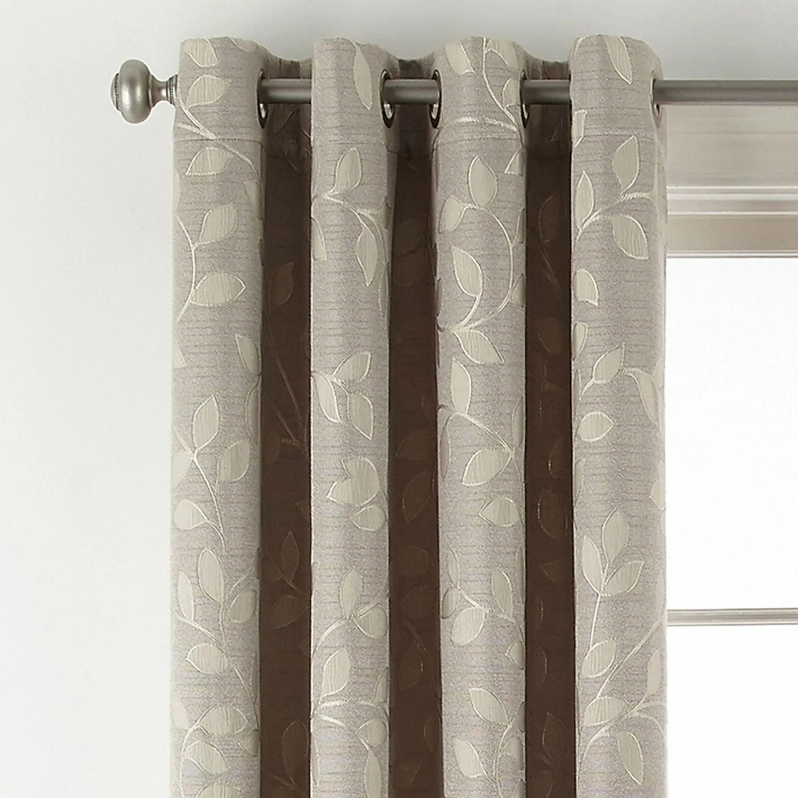 Linden Street Light-Filtering  Top Single Curtain Panel Sullivan Khaki 50" x 95"