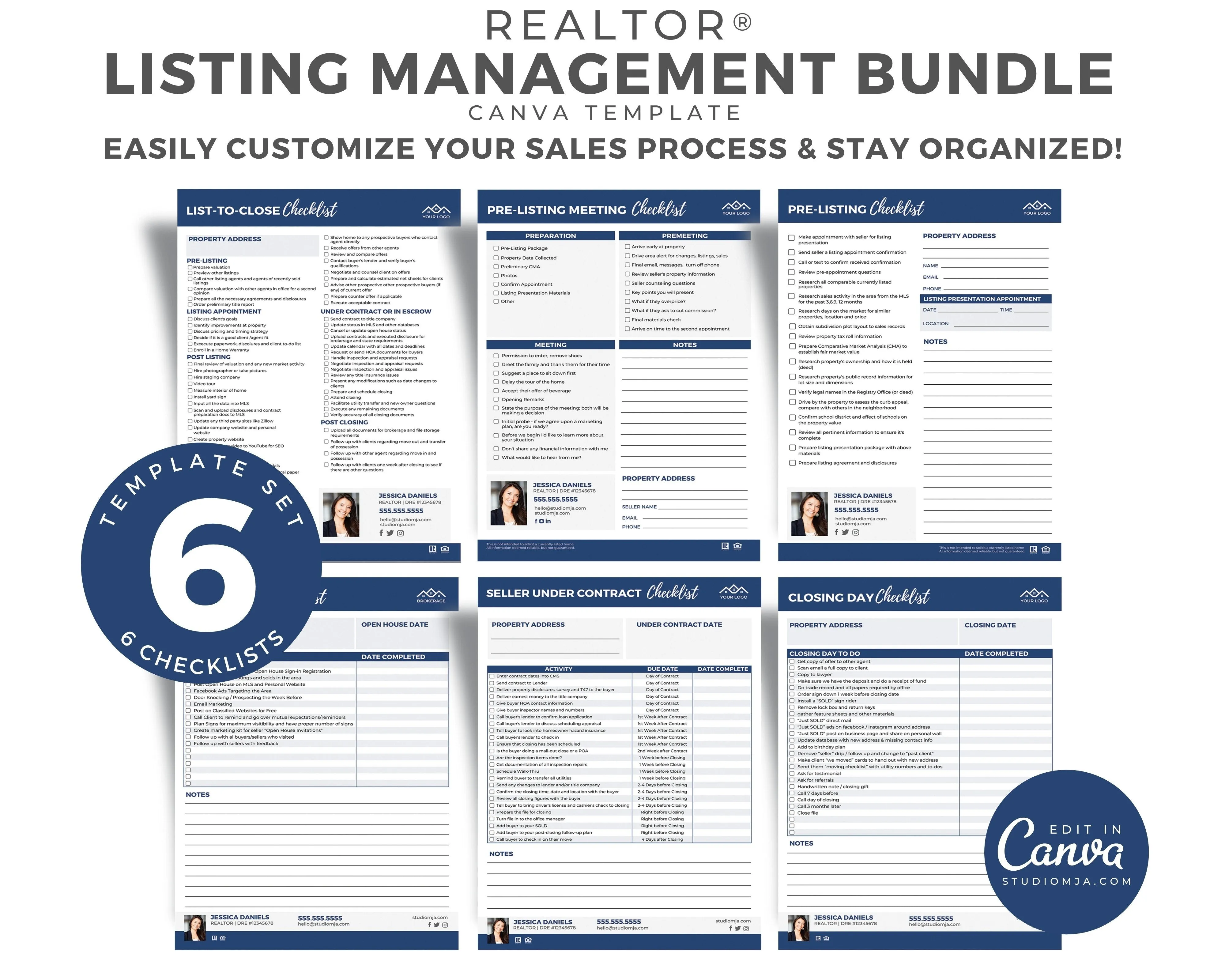 Listing Management Checklist Bundle