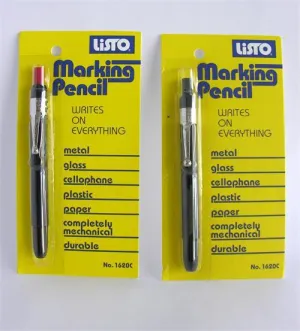 Listo Pencil - China Markers - Red or Black.