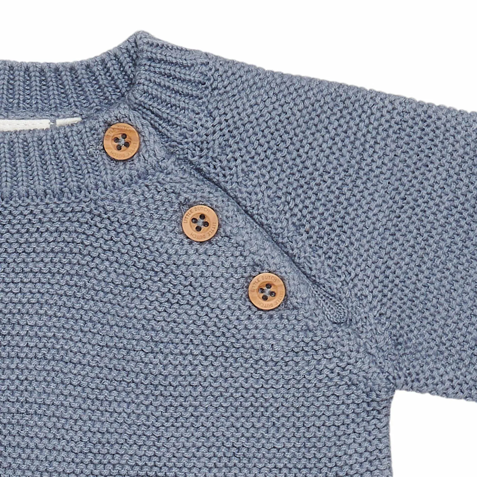 Little Dutch Knitted one-piece suit Blue