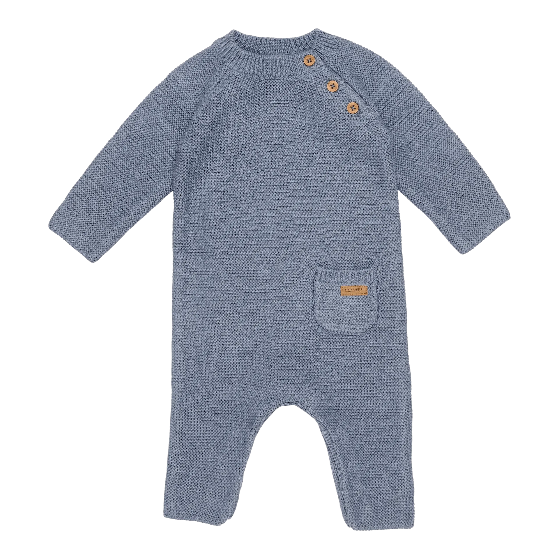 Little Dutch Knitted one-piece suit Blue