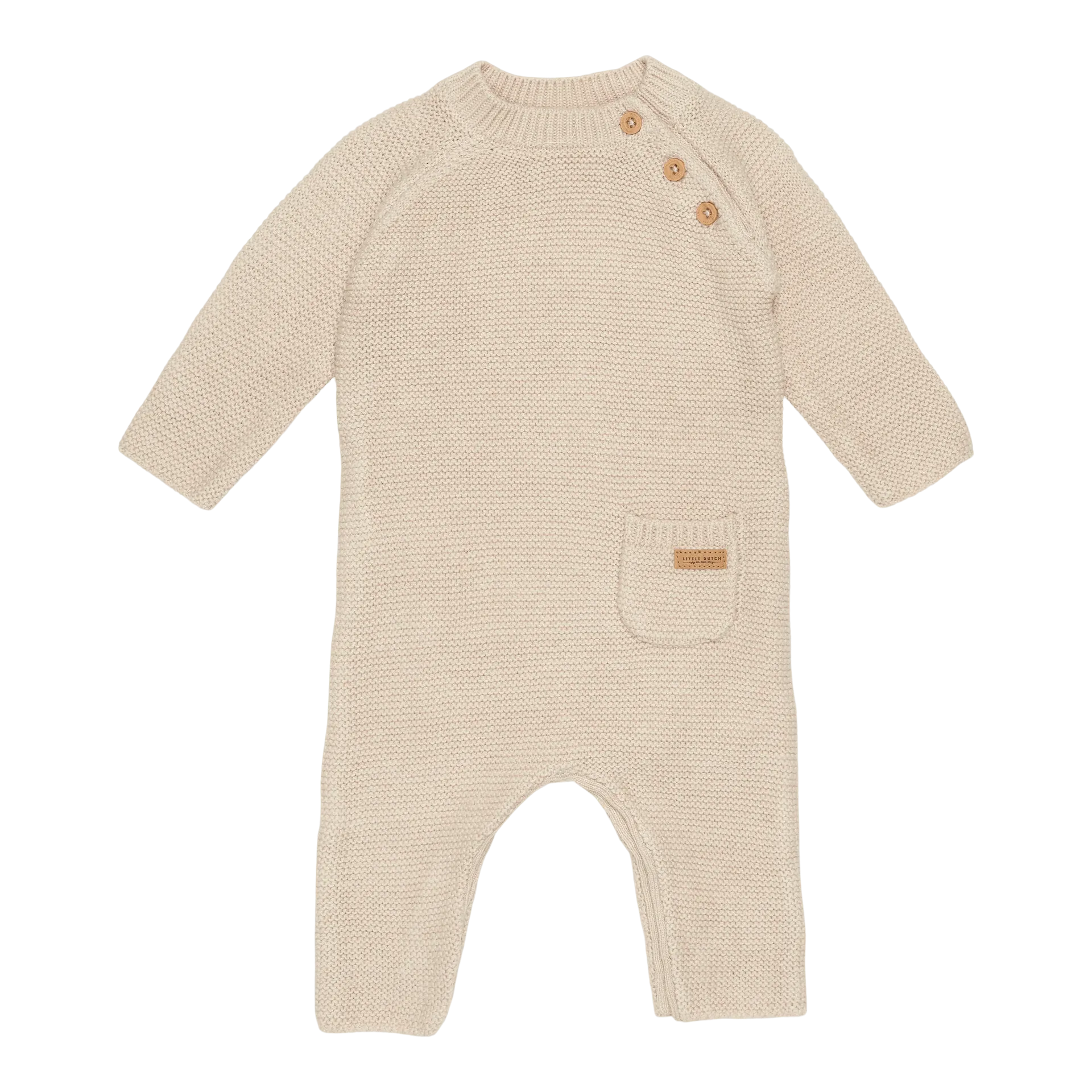 Little Dutch Knitted one-piece suit Sand