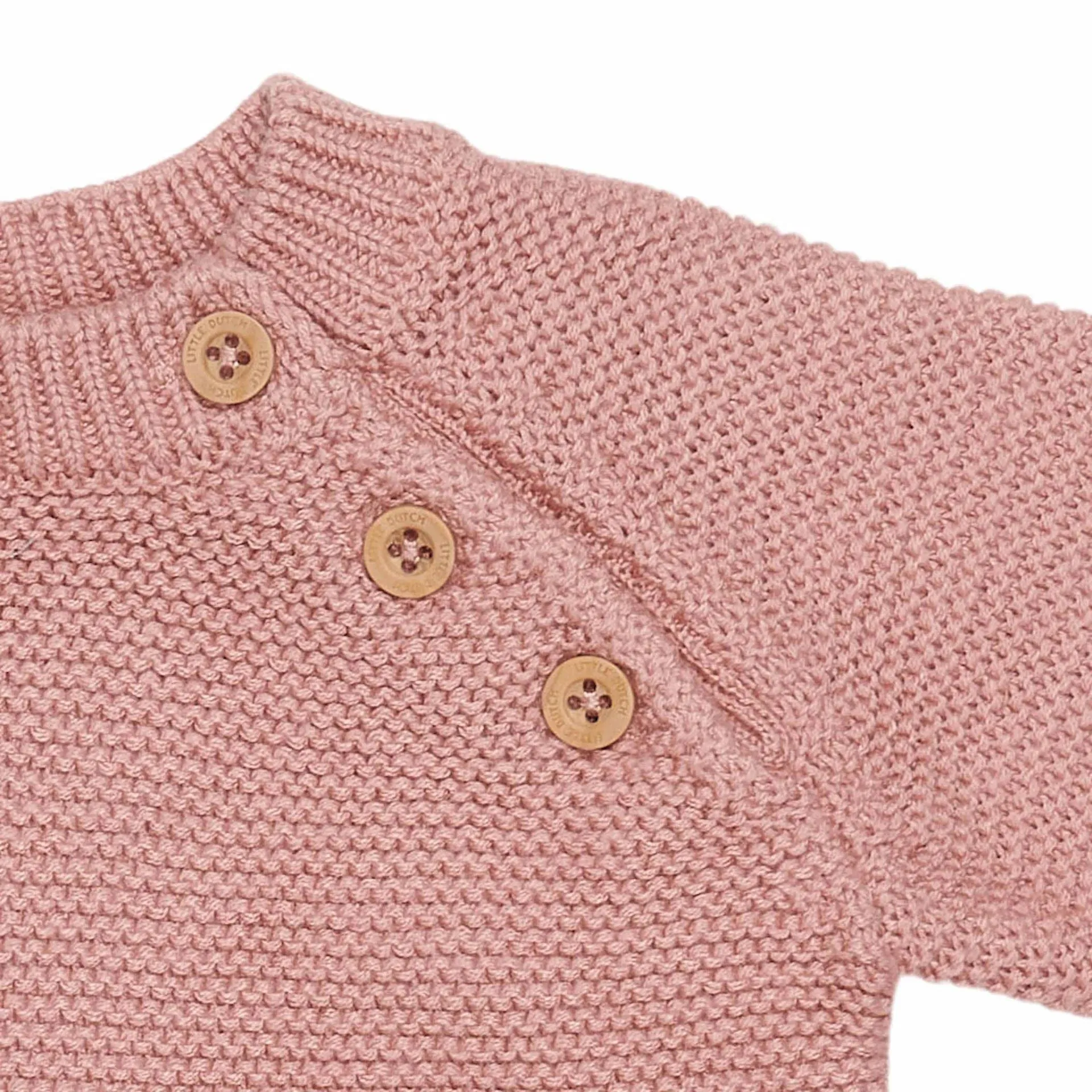 Little Dutch Knitted one-piece suit Vintage Pink