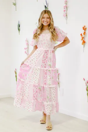 Living Like A Princess Dress in Pink