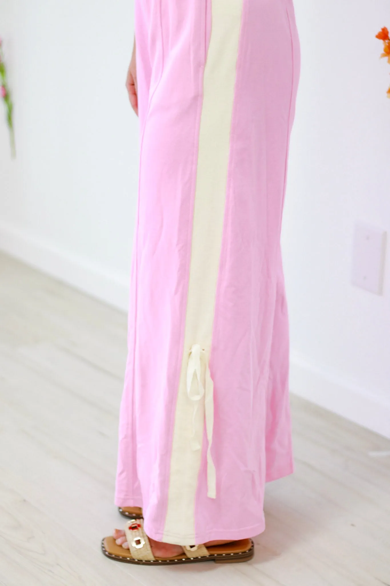 Living My Dreams Jumpsuit in Pink