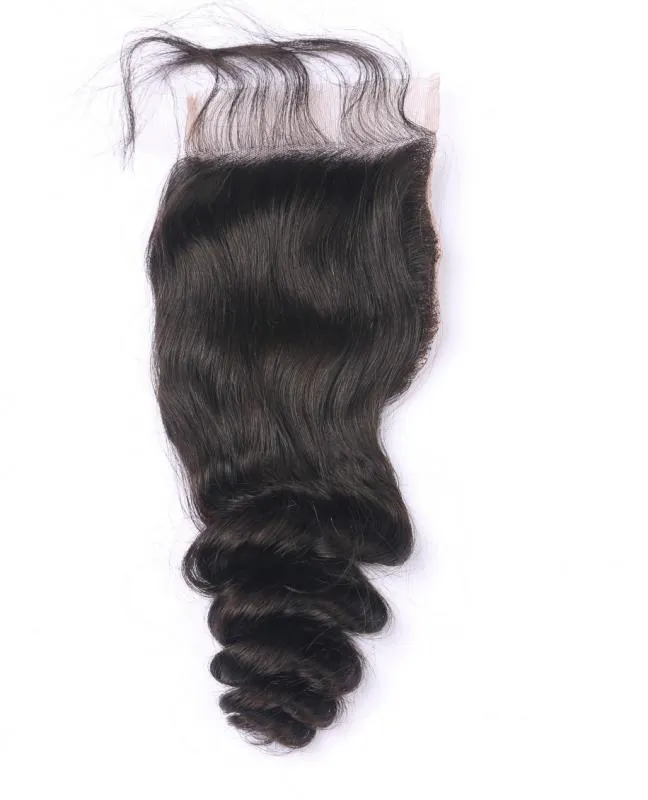 LONDON VIRGIN HAIR Luxury Transparent Lace Free Part Closure
