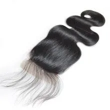 LONDON VIRGIN HAIR Luxury Transparent Lace Free Part Closure