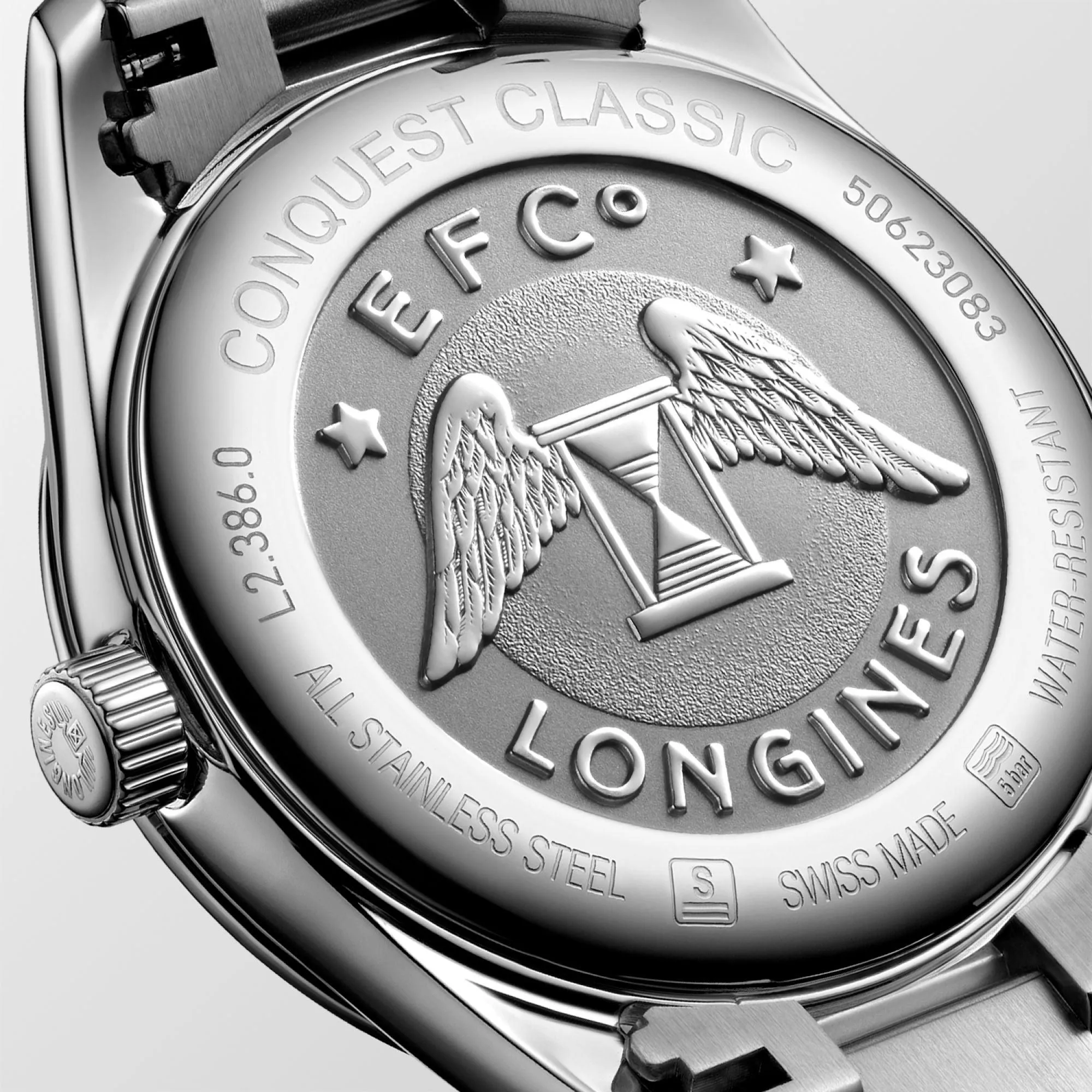 LONGINES CONQUEST CLASSIC 29.5MM MOTHER WATCH DIAMANTI DIAMANTI Quartz Steel Finish Pvd Gold Rose L2.286.3.87.7