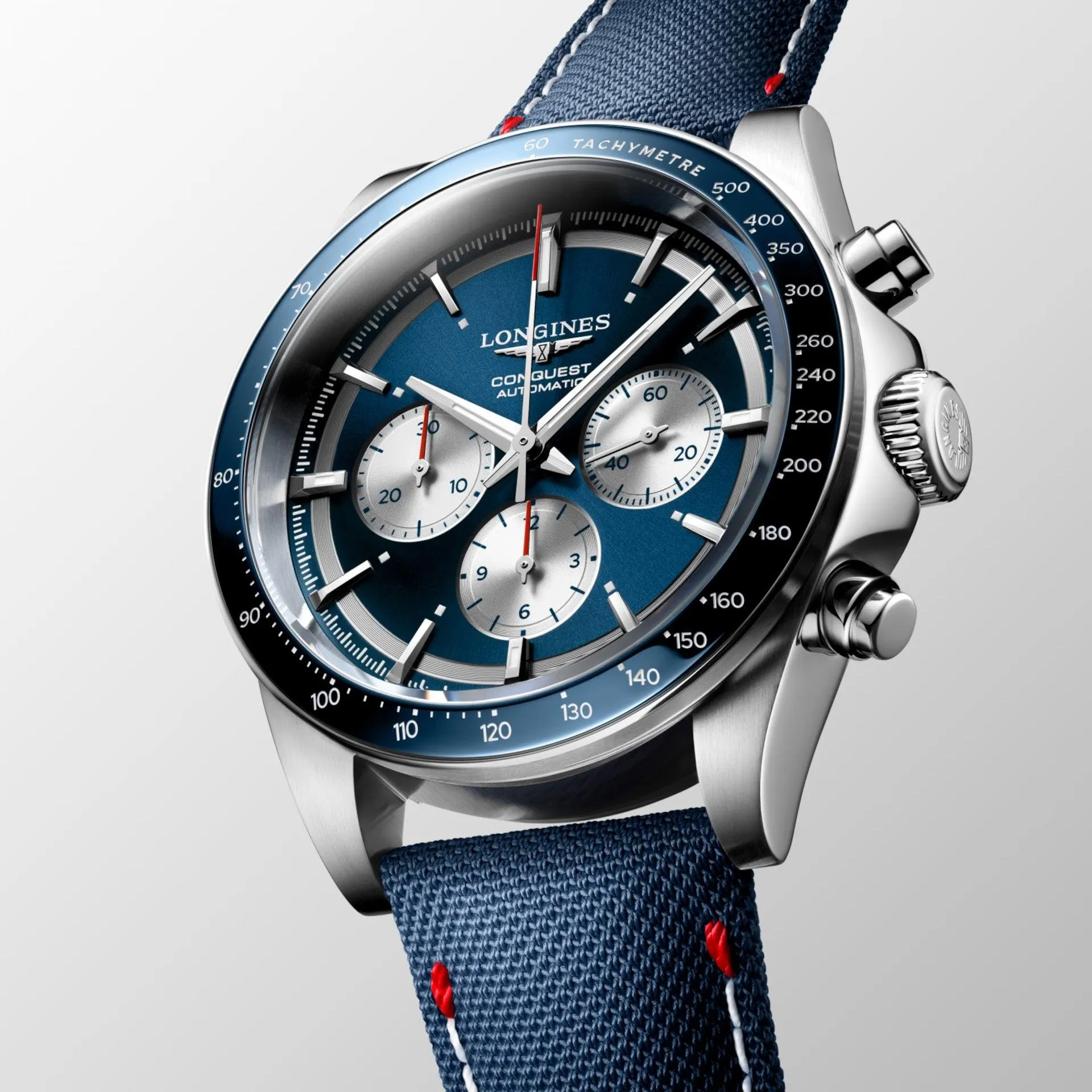 LONGINES CONQUEST WATCH MARCO ODERMATT Edition 42mm Automatic Blue Steel L3.835.4.91.2