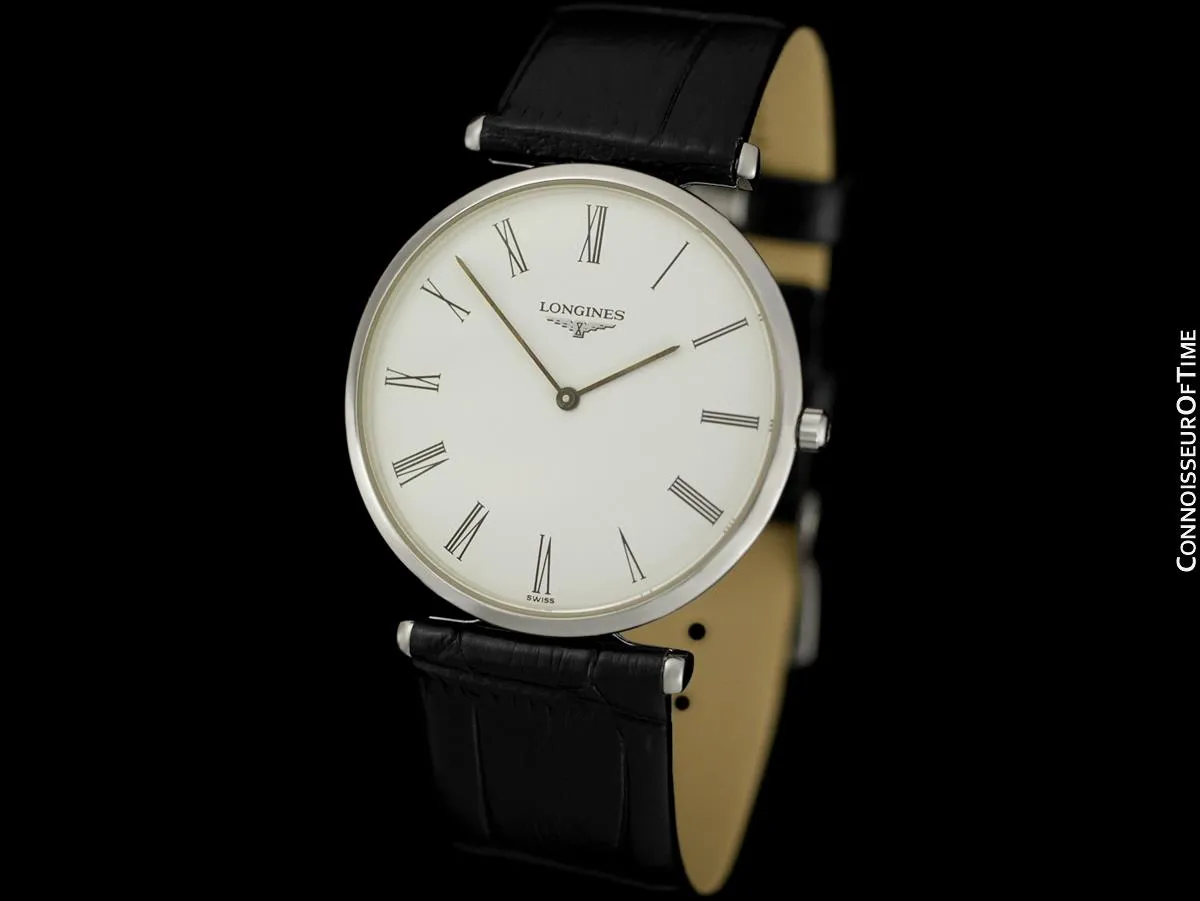 Longines Grande Classique Mens Dress Watch - Stainless Steel