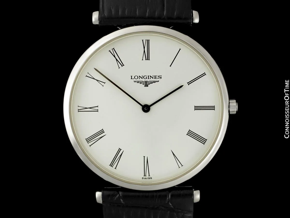Longines Grande Classique Mens Dress Watch - Stainless Steel