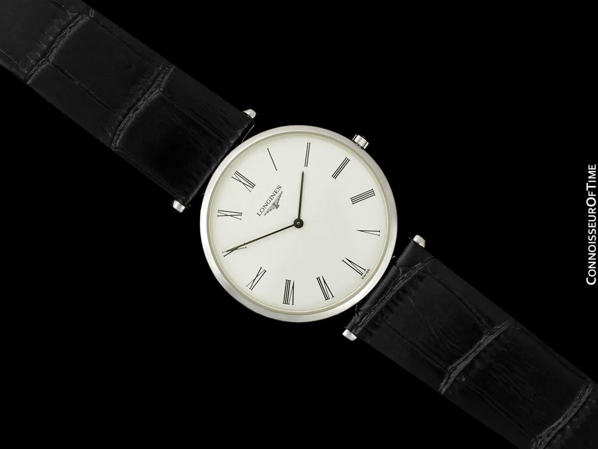 Longines Grande Classique Mens Dress Watch - Stainless Steel