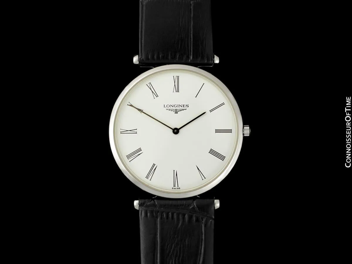 Longines Grande Classique Mens Dress Watch - Stainless Steel