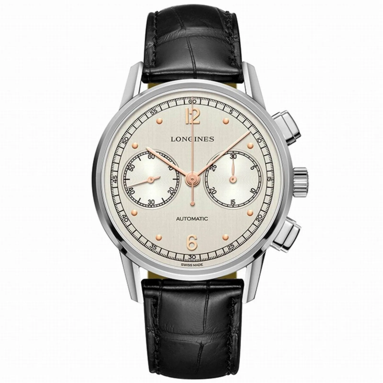 LONGINES HERITAGE CHRONOGRAPH 1940 Automatic Silver Steel L2.814.4.76.0