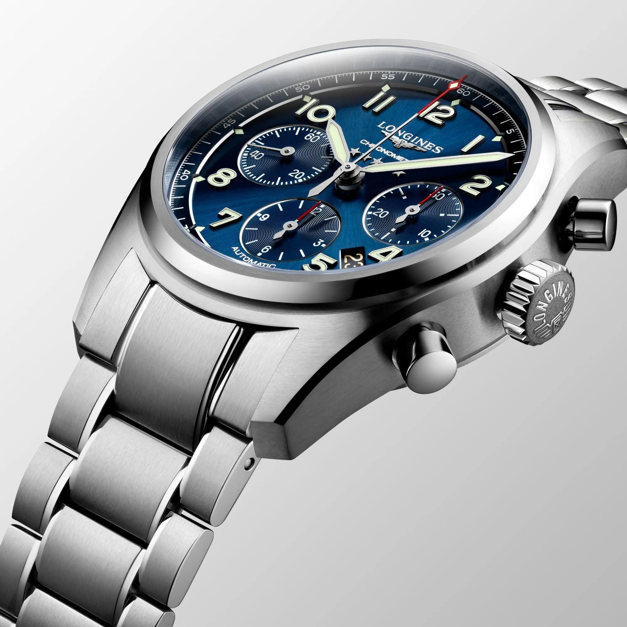 Longines Longines Spirit 42mm Automatic Blue Steel L3.820.4.93.6