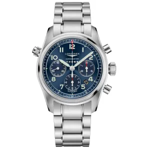 Longines Longines Spirit 42mm Automatic Blue Steel L3.820.4.93.6
