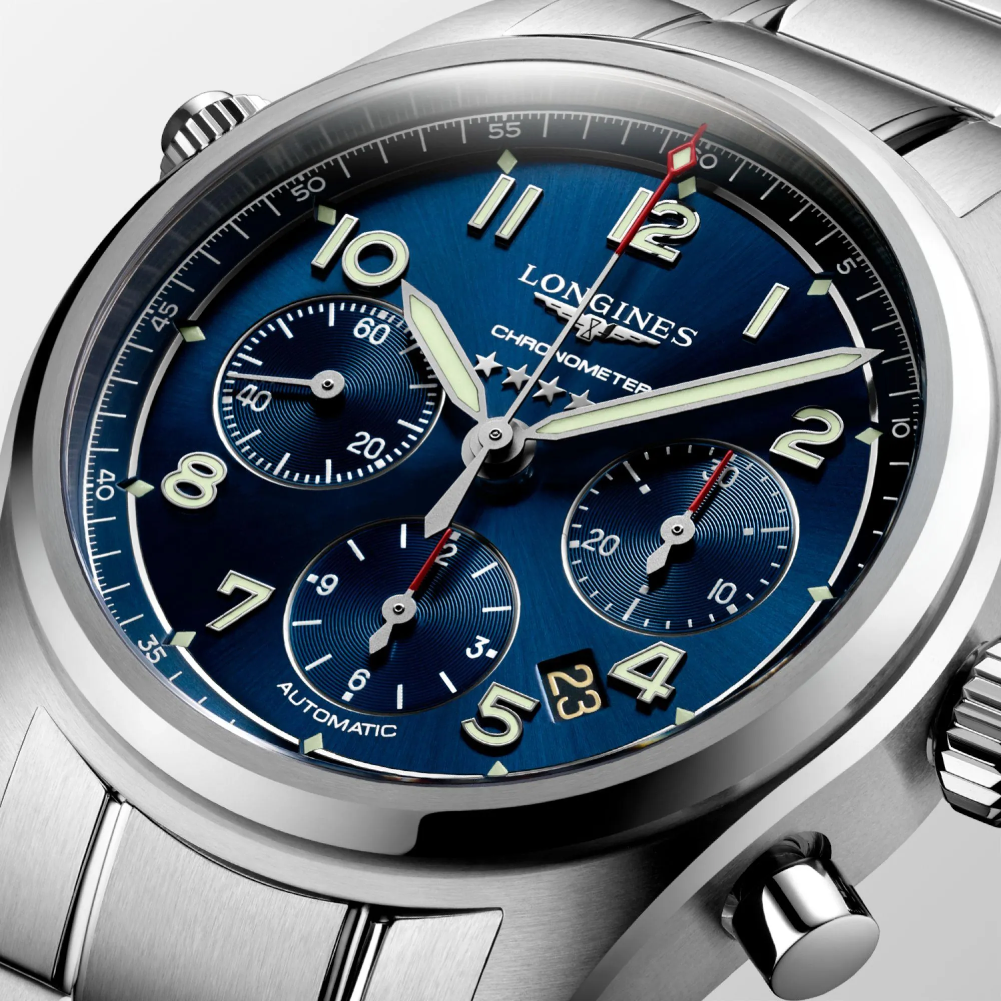 Longines Longines Spirit 42mm Automatic Blue Steel L3.820.4.93.6