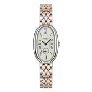 Longines Longines Symphonette watch 21.90x34.00mm silver quartz gold steel 18kt L2.306.5.71.7