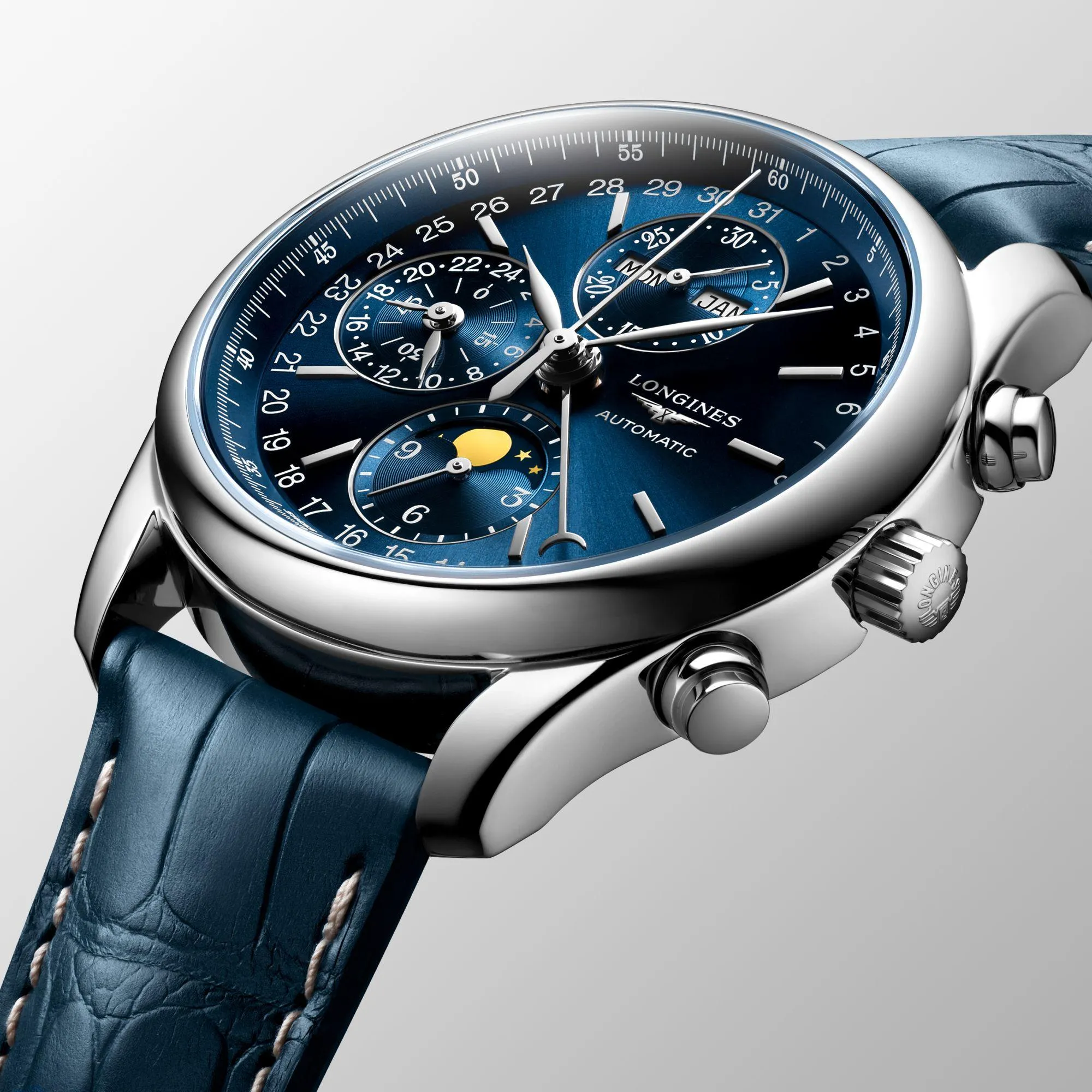 LONGINES MASTER COLLECTION 40MM WATCH Automatic Blue Steel L2.673.4.92.0