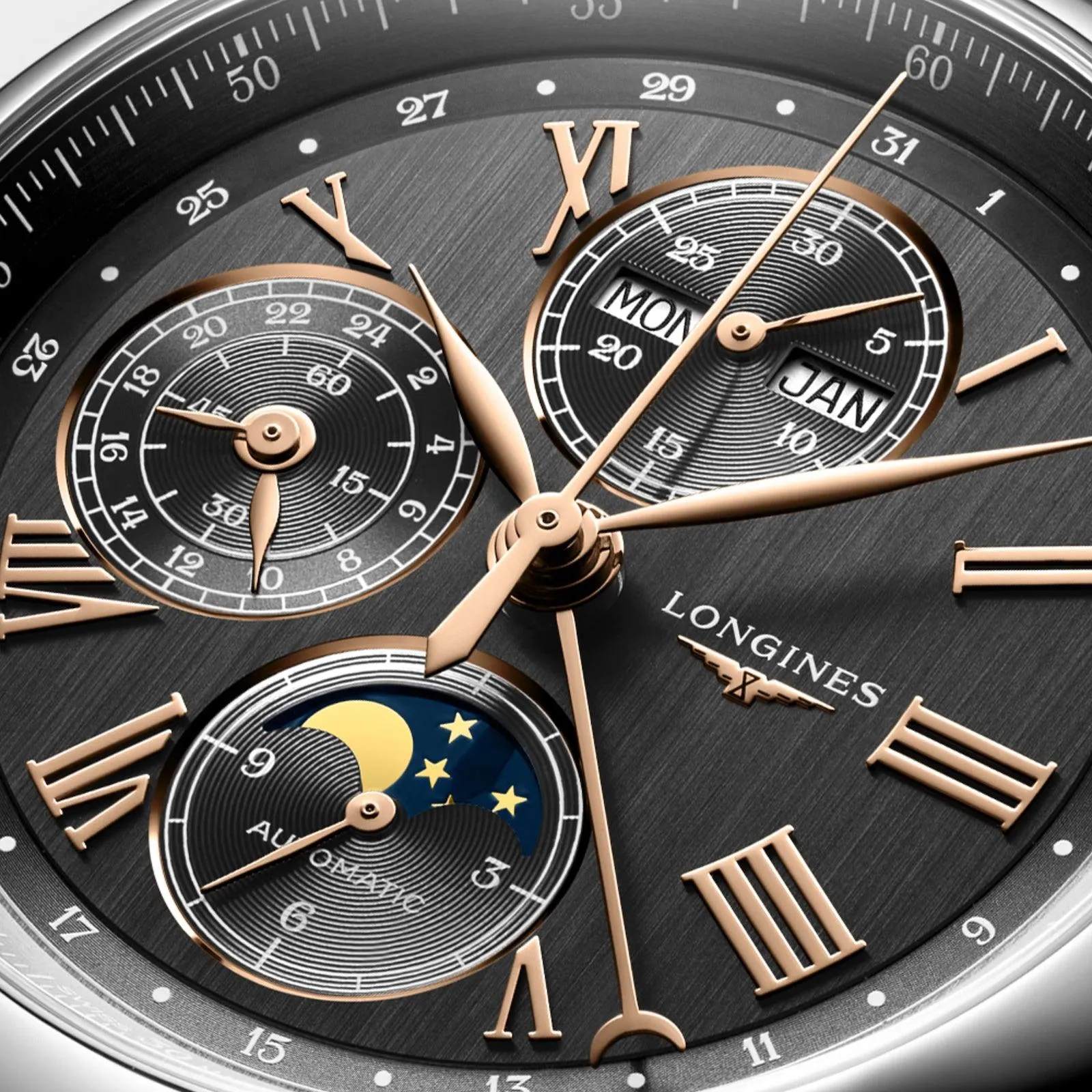 LONGINES MASTER COLLECTION 42mm Clock Automatic Anti -Cite Steel L2.773.4.61.2