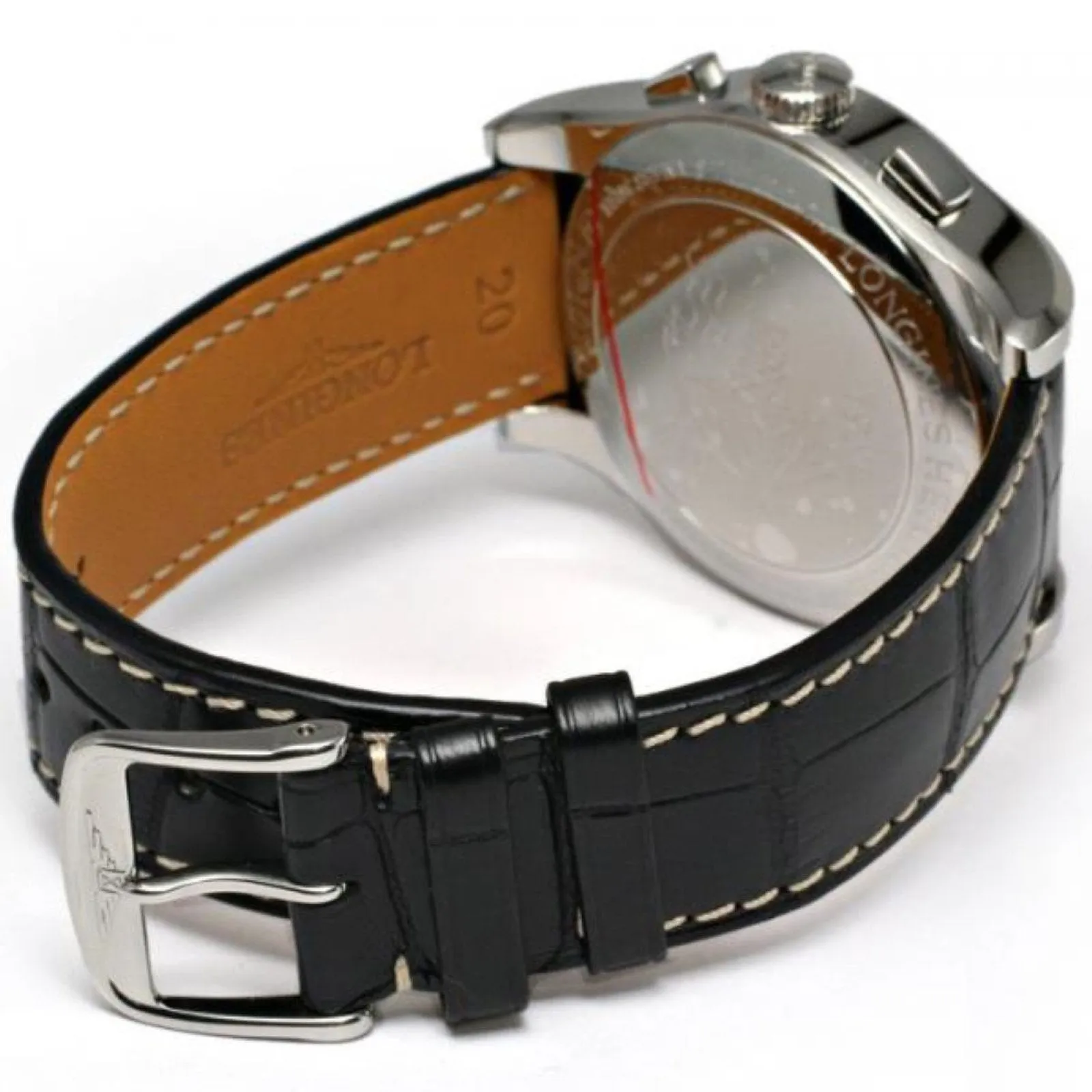 Longines watch The Column Wheel Chronograph 40mm Black Automatic Steel L2.749.4.52.0