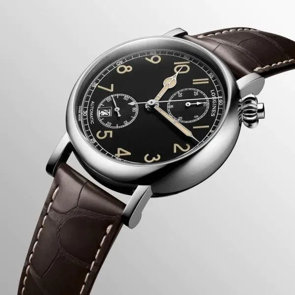 LONGINES WATCH THE LONGLES AVIGATION Watch Type A-7 1935 41mm Black Steel Automatic Man L2.812.4.53.2