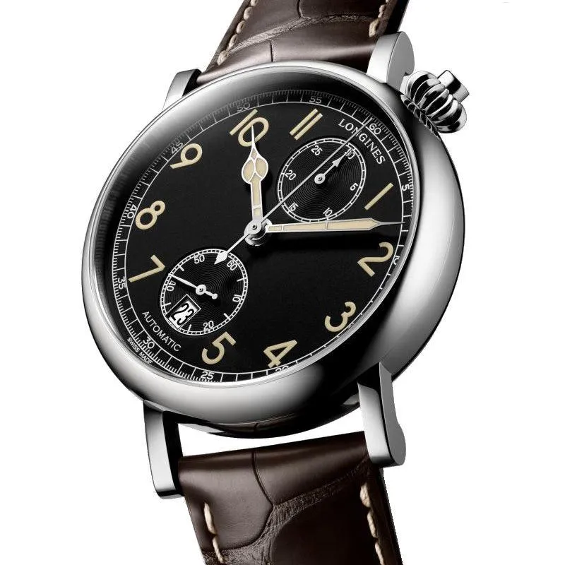 LONGINES WATCH THE LONGLES AVIGATION Watch Type A-7 1935 41mm Black Steel Automatic Man L2.812.4.53.2