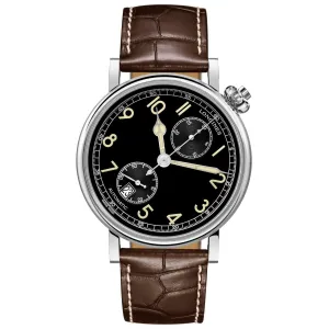 LONGINES WATCH THE LONGLES AVIGATION Watch Type A-7 1935 41mm Black Steel Automatic Man L2.812.4.53.2